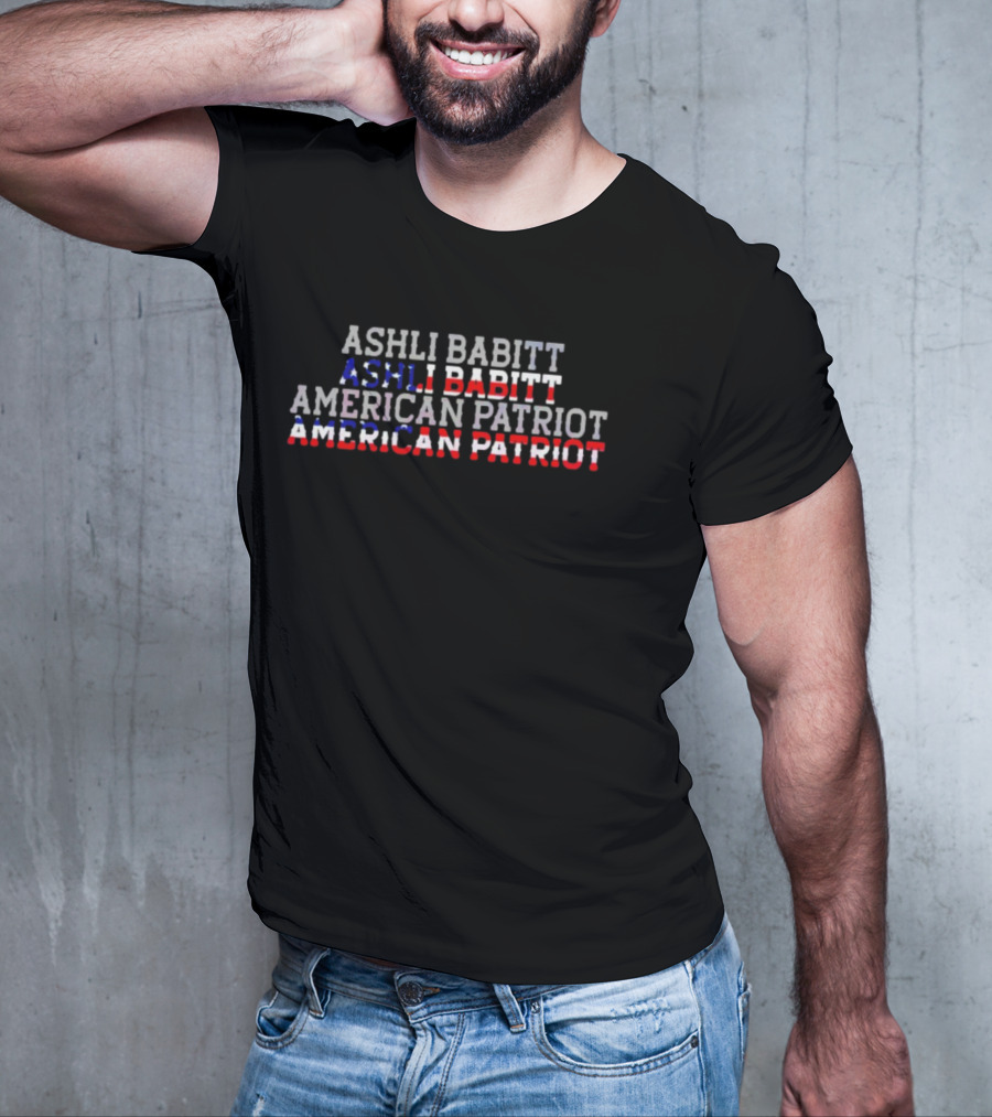American Patriot Ashli Babbitt Stars And Stripes T-Shirt