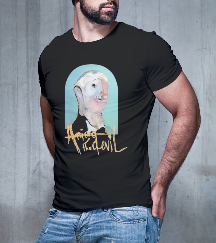 Amigo The Devil Cannibal Within Cover Distorted Face Art T-Shirt