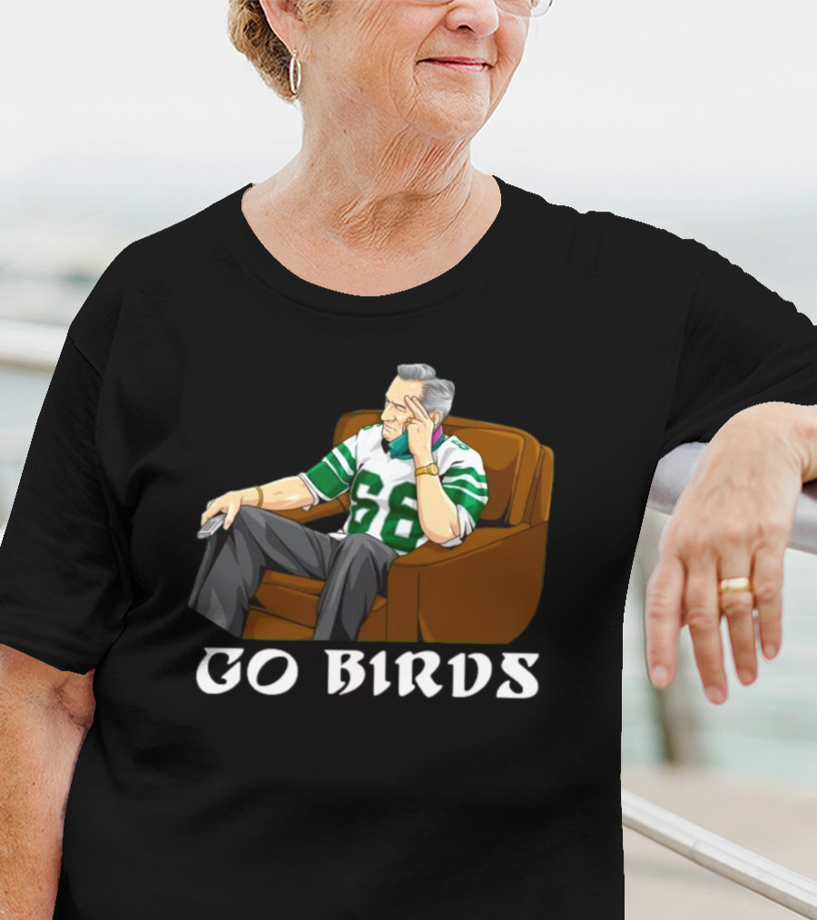 Andy Reid 66 Go Birds Football Fan Apparel T-Shirt