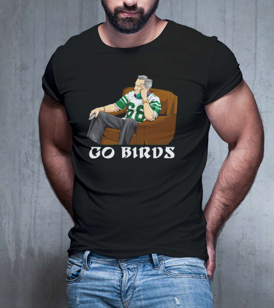Andy Reid 66 Go Birds Football Fan Apparel T-Shirt
