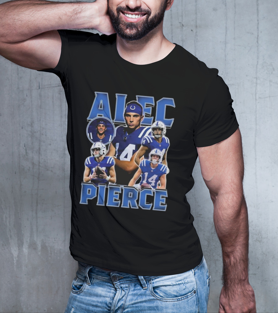 Alec Pierce Indianapolis Football Number 14 Colts T-Shirt