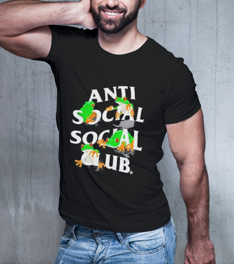 Anti Social Social Club Red Eyes Frog T-Shirt