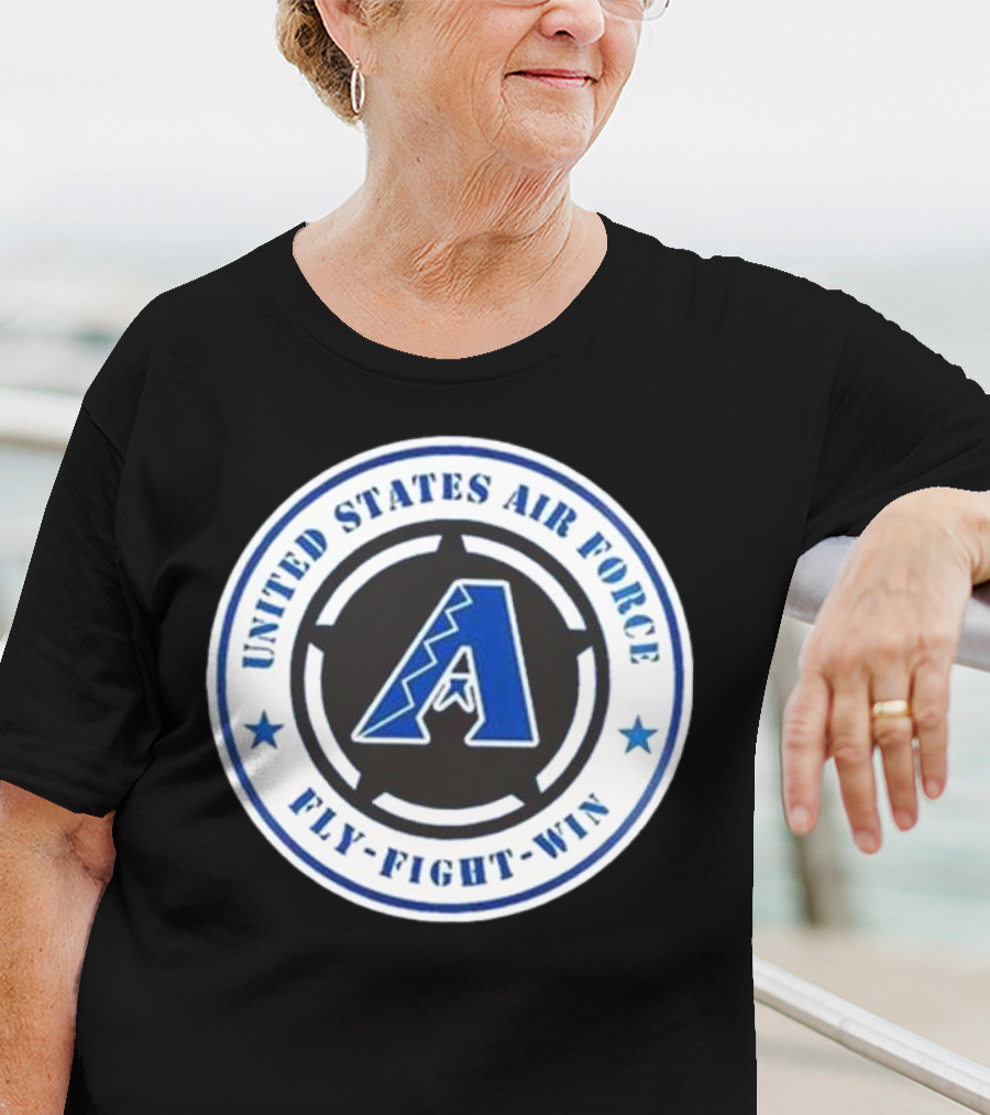 Arizona Diamondbacks United States Air Force Fly Fight Win Military Appreciation Night 2025 T-Shirt