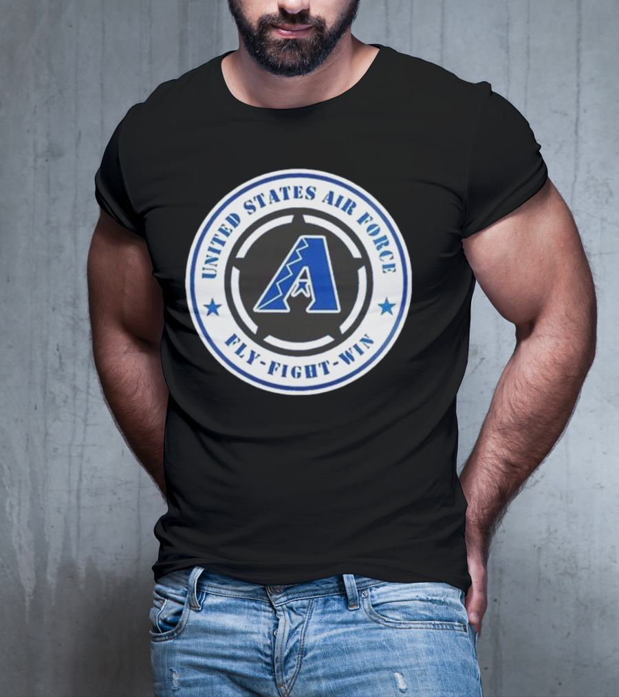 Arizona Diamondbacks United States Air Force Fly Fight Win Military Appreciation Night 2025 T-Shirt