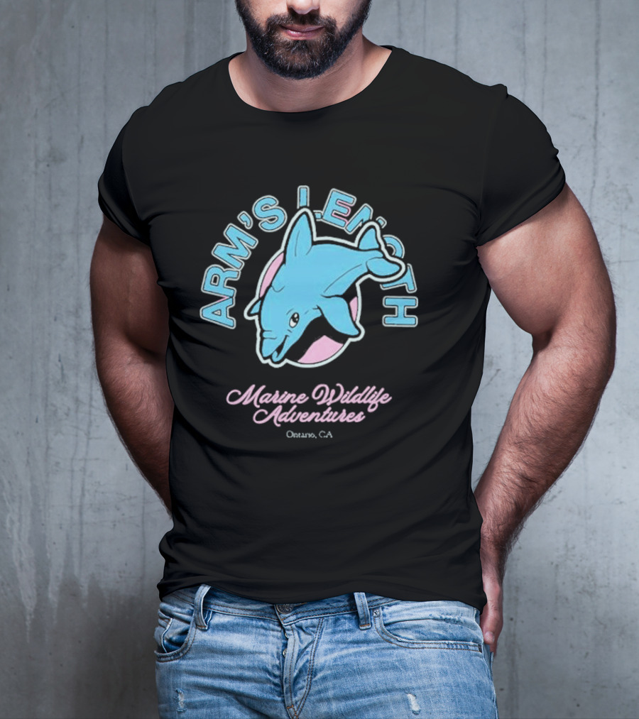 Arm’s Length Marine Wildlife Adventures Ontario CA Dolphin T-Shirt