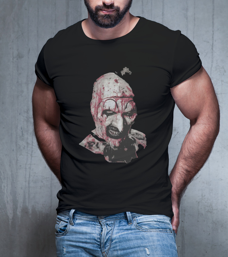 Art The Clown Creepy Bloody Horror Icon T-Shirt