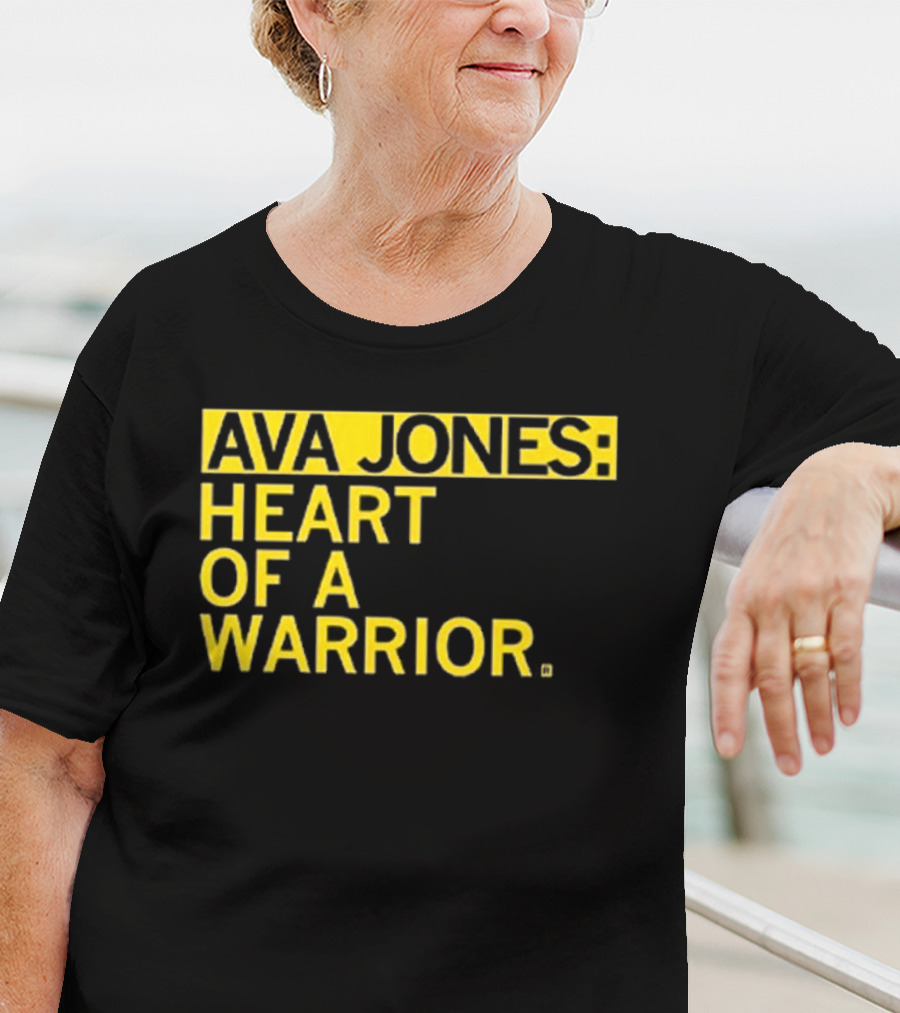 Ava Jones Heart Of A Warrior T-Shirt