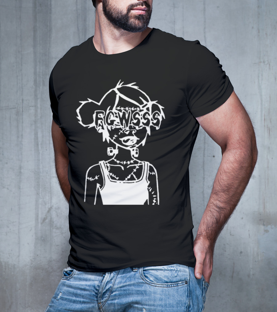Frankengirl RCWSSS B & W Expression T-Shirt