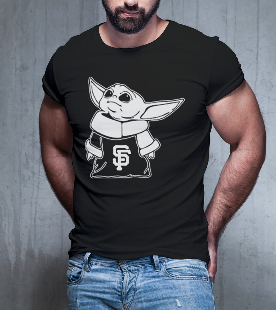 Baby Yoda SF Giants Fan Apparel T-Shirt