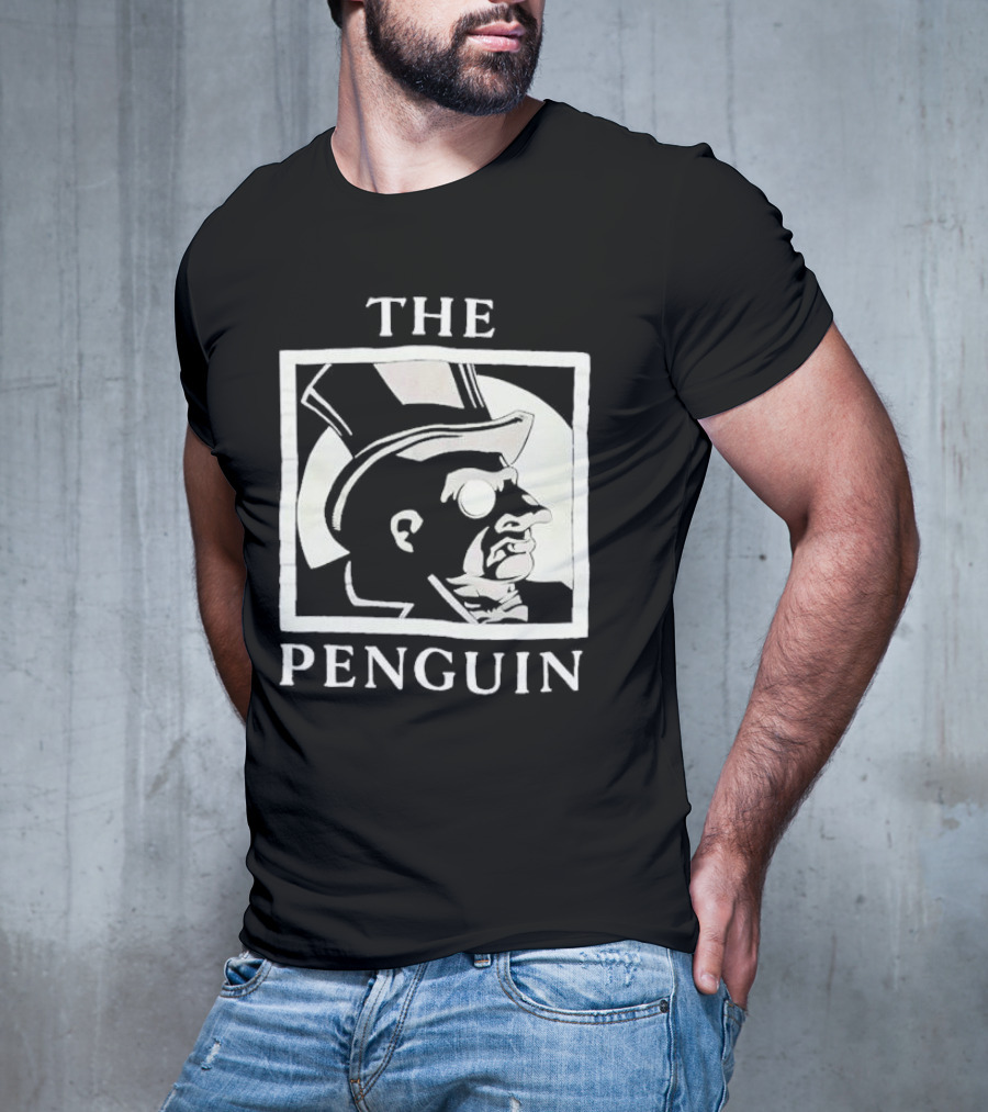 Batman Returns The Penguin Villain Silhouette Art T-Shirt