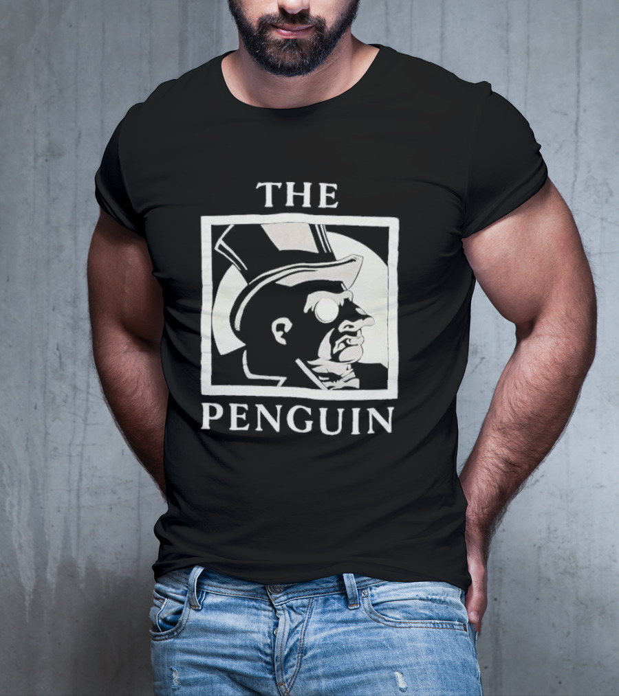 Batman Returns The Penguin Villain Silhouette Art T-Shirt