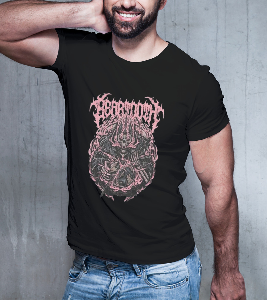 Beartooth The End Is Coming Fiery Skeleton Phantom Grim Reaper T-Shirt