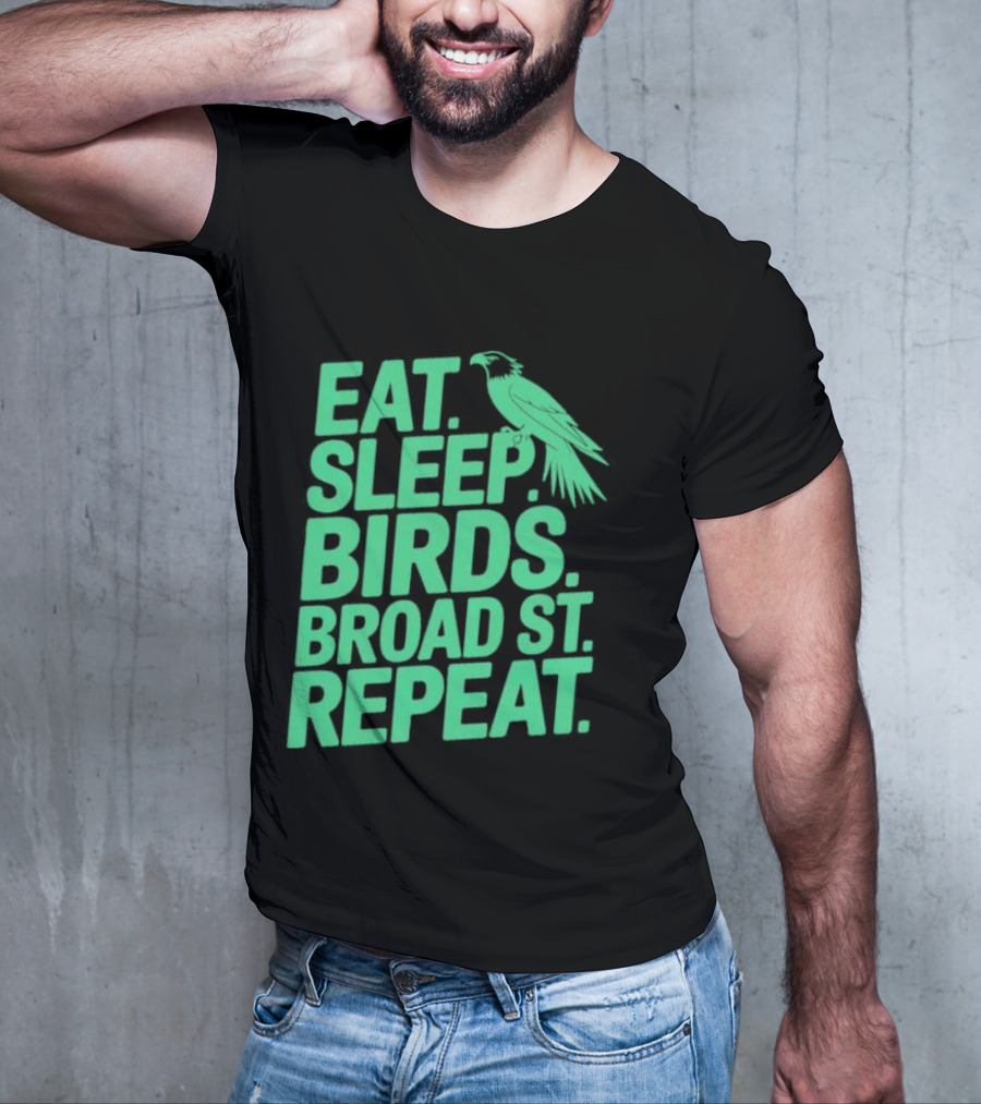 Birds Broad St Repeat T-Shirt