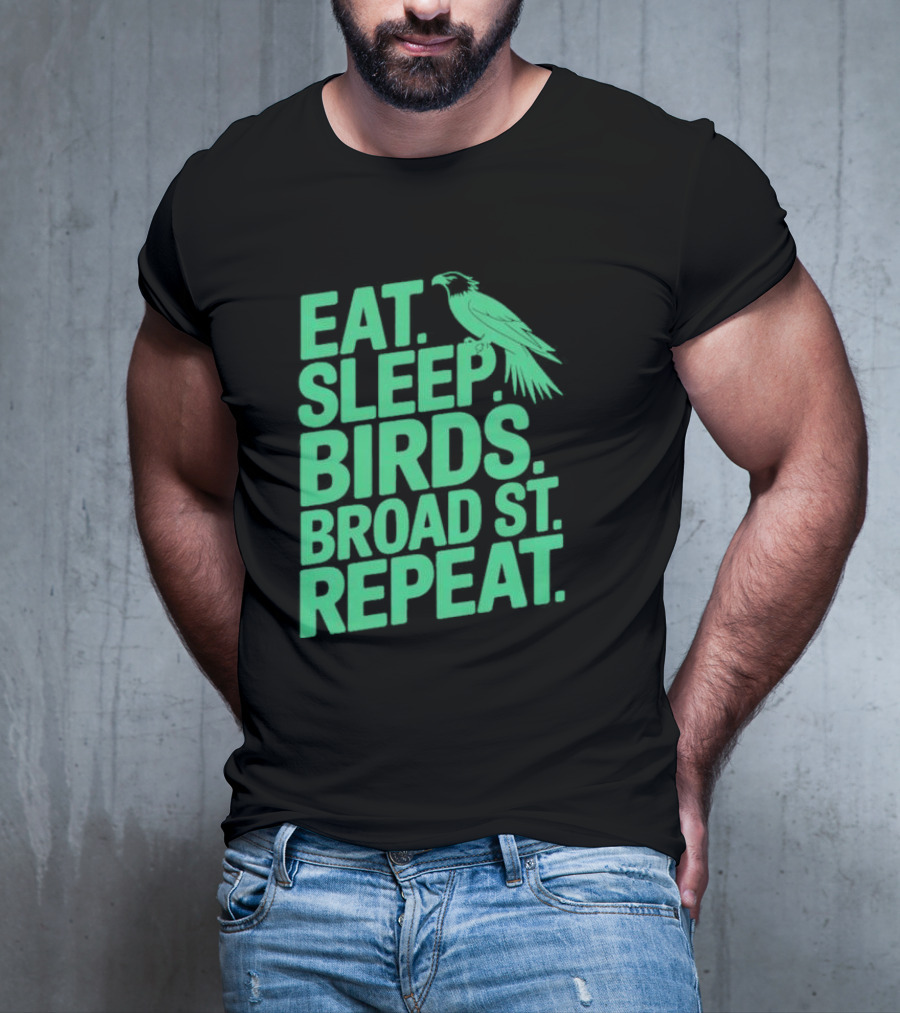 Birds Broad St Repeat T-Shirt