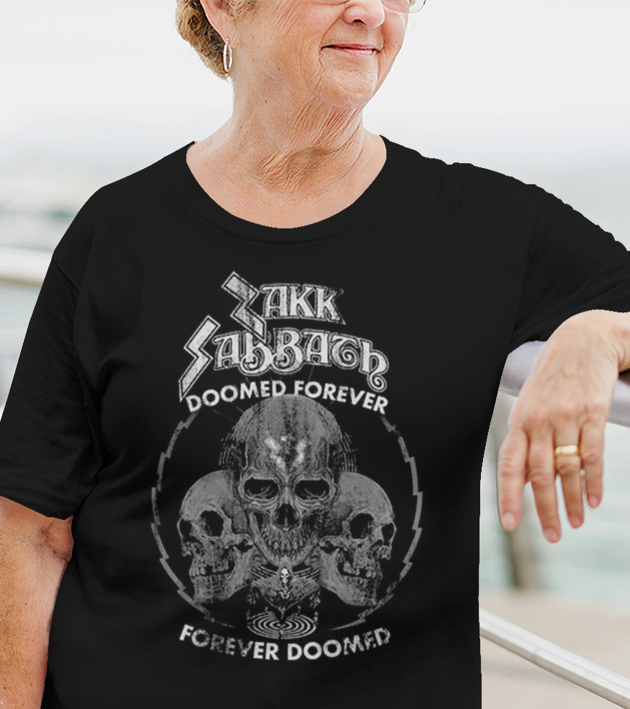 Black Label Society Zakk Sabbath Forever Doomed Skulls T-Shirt