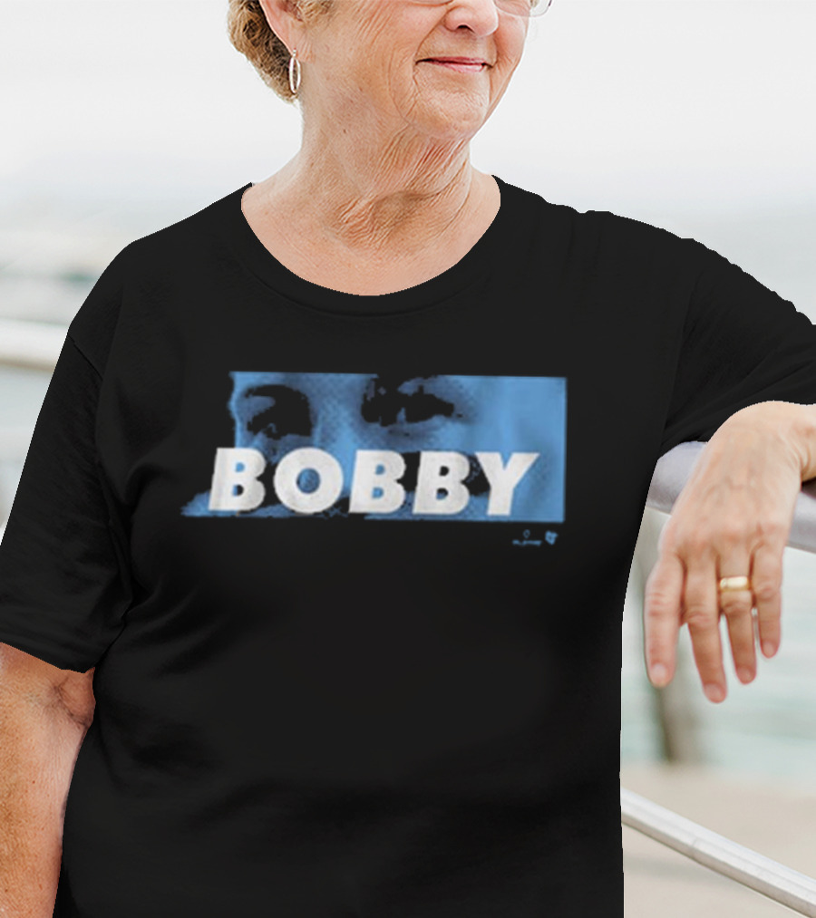 Bobby Witt Jr Bobby Eyes Blue Text T-Shirt