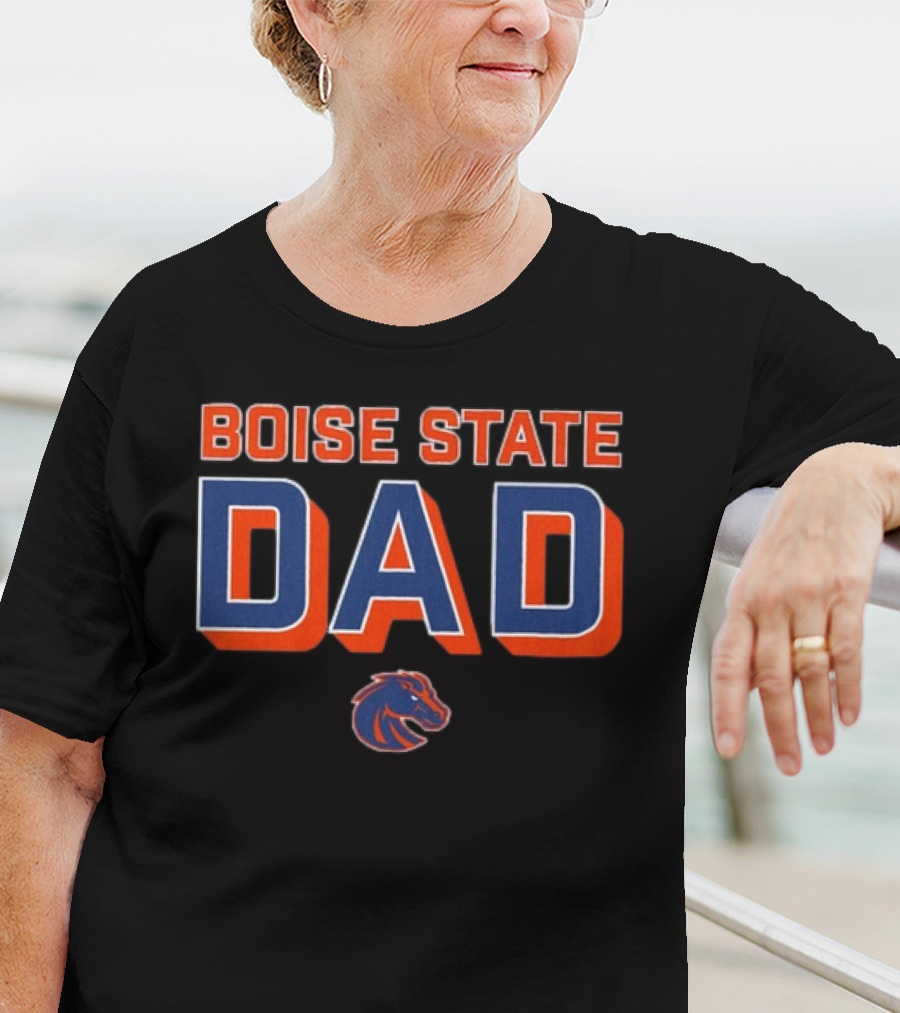 Boise State Broncos Logo Boise State Dad T-Shirt