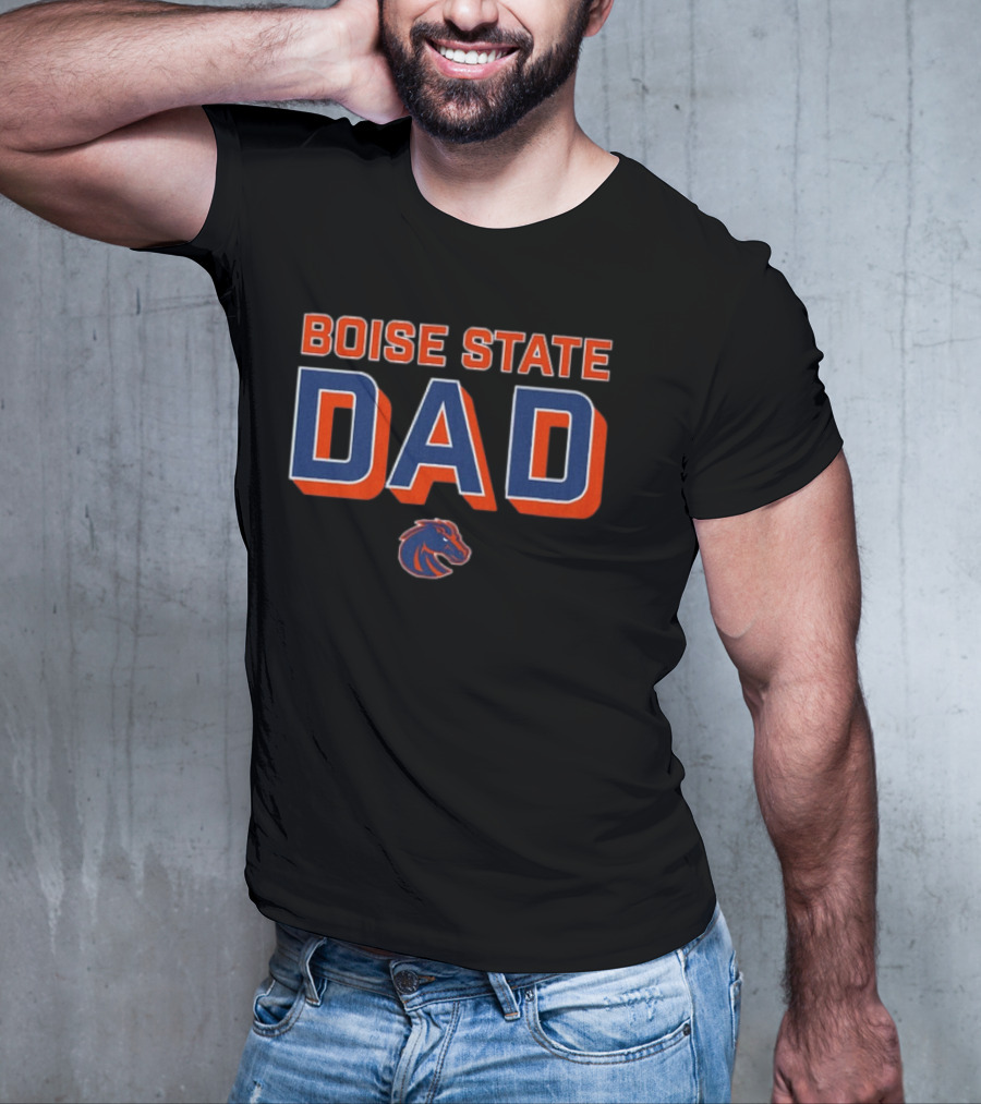 Boise State Broncos Logo Boise State Dad T-Shirt