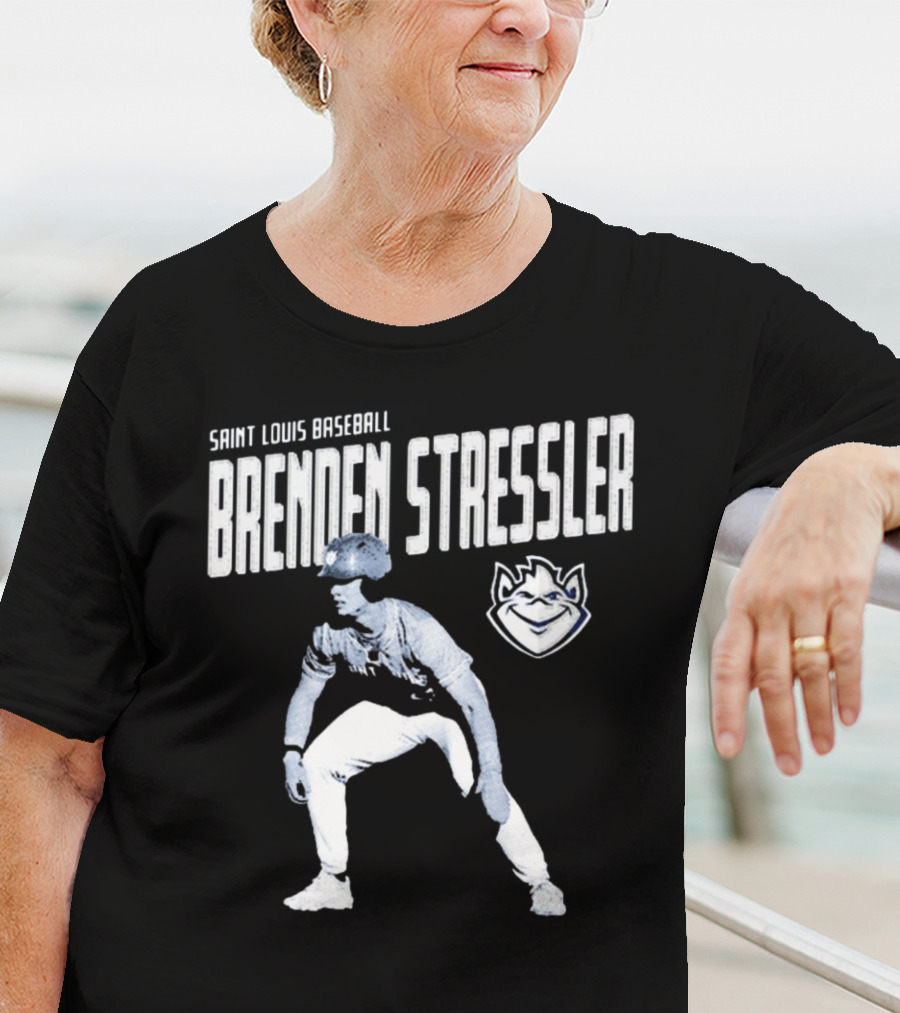 Brenden Stressler Portrait Saint Louis Billikens Baseball NCAA Division I Graphic T-Shirt