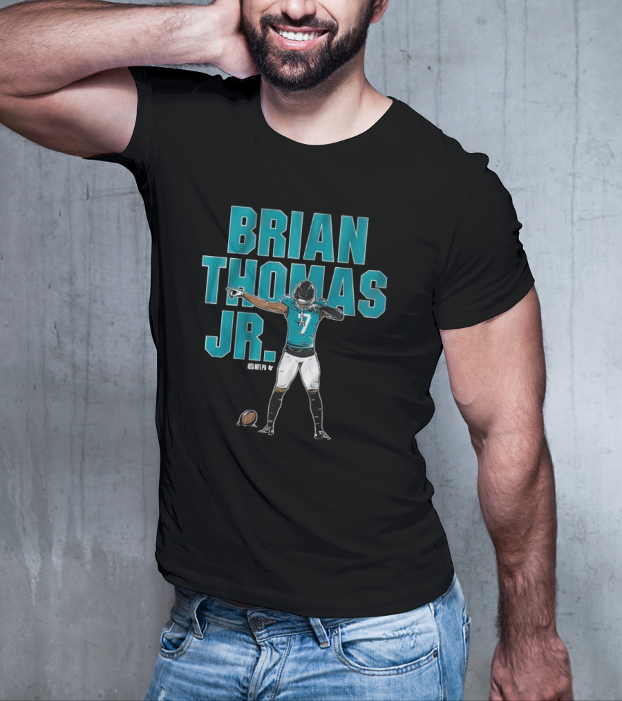 Brian Thomas Jr Superstar Pose Jacksonville Jaguars Football NFL T-Shirt