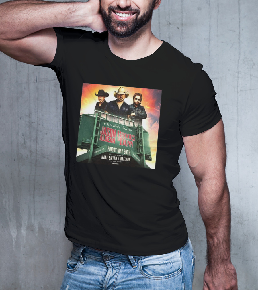 Brooks & Dunn And Jason Aldean Fenway Co-headlining Show At Park On May 30th T-Shirt