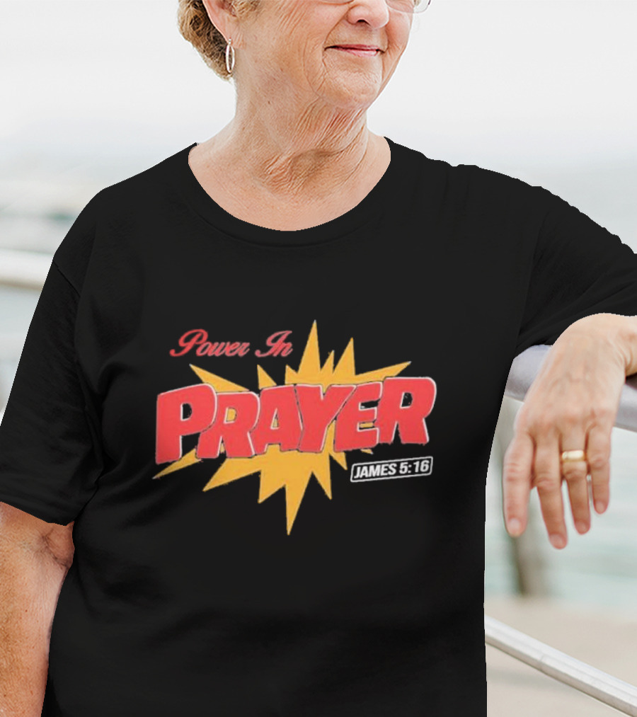 Bryce Crawford Merch Power In Prayer 90’s Cartoon T-Shirt