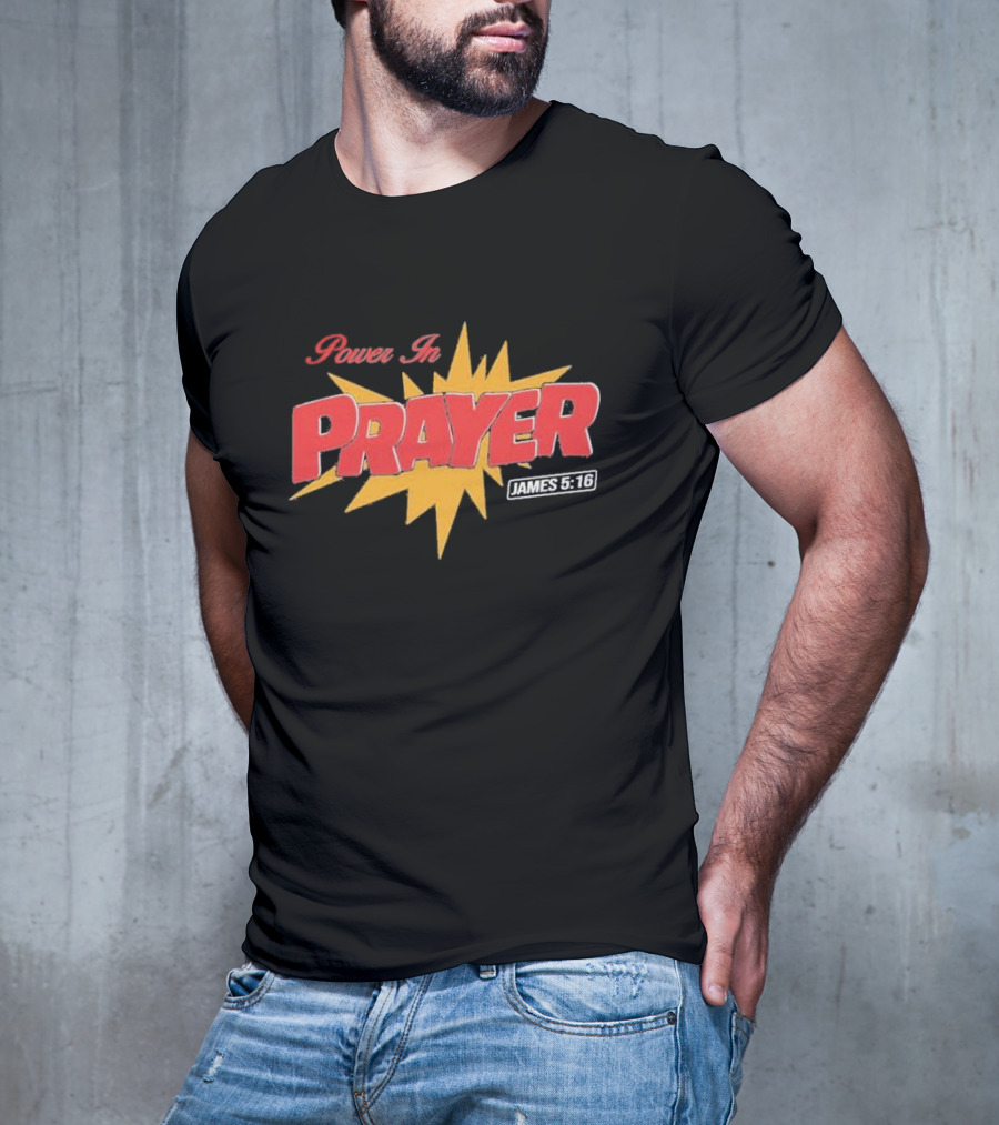 Bryce Crawford Merch Power In Prayer 90’s Cartoon T-Shirt