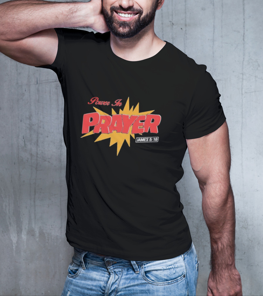 Bryce Crawford Merch Power In Prayer 90’s Cartoon T-Shirt
