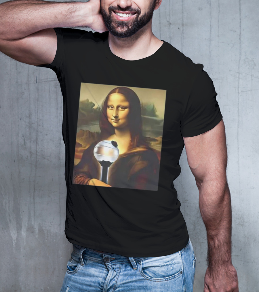 BTS J-hope Mona Lisa Holding ARMY Bomb T-Shirt