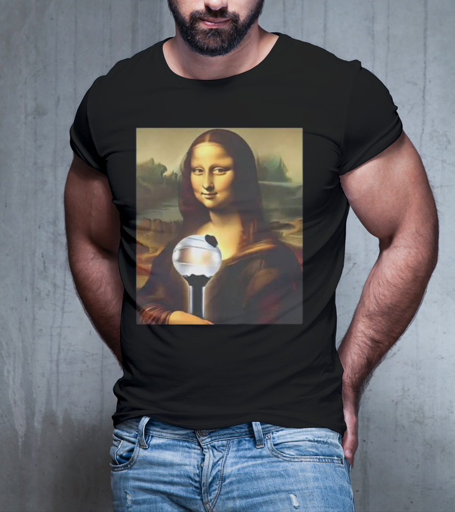 BTS J-hope Mona Lisa Holding ARMY Bomb T-Shirt