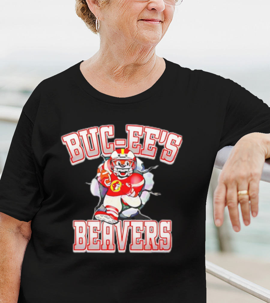 Buc-ee’s Beavers Football Logo Mascot T-Shirt