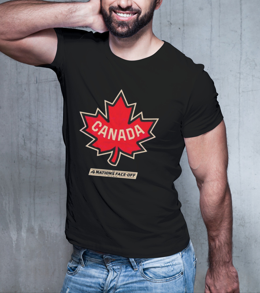 Canada 2025 4 Nations Face Off Vintage T-Shirt