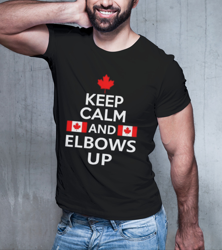 Canada Keep Calm And Elbows Up T-Shirt