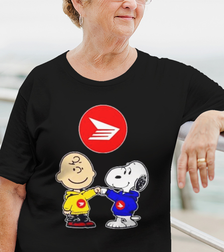 Canada Post Charlie Brown And Snoopy T-Shirt