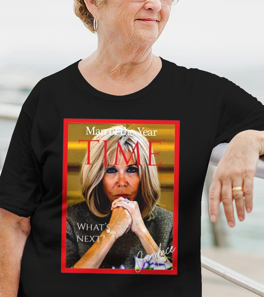 Candace Owens Brigitte Macron Man Of The Year Time T-Shirt