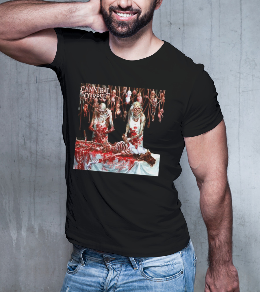 Cannibal Corpse Butchered At Birth 20th June 2025 T-Shirt