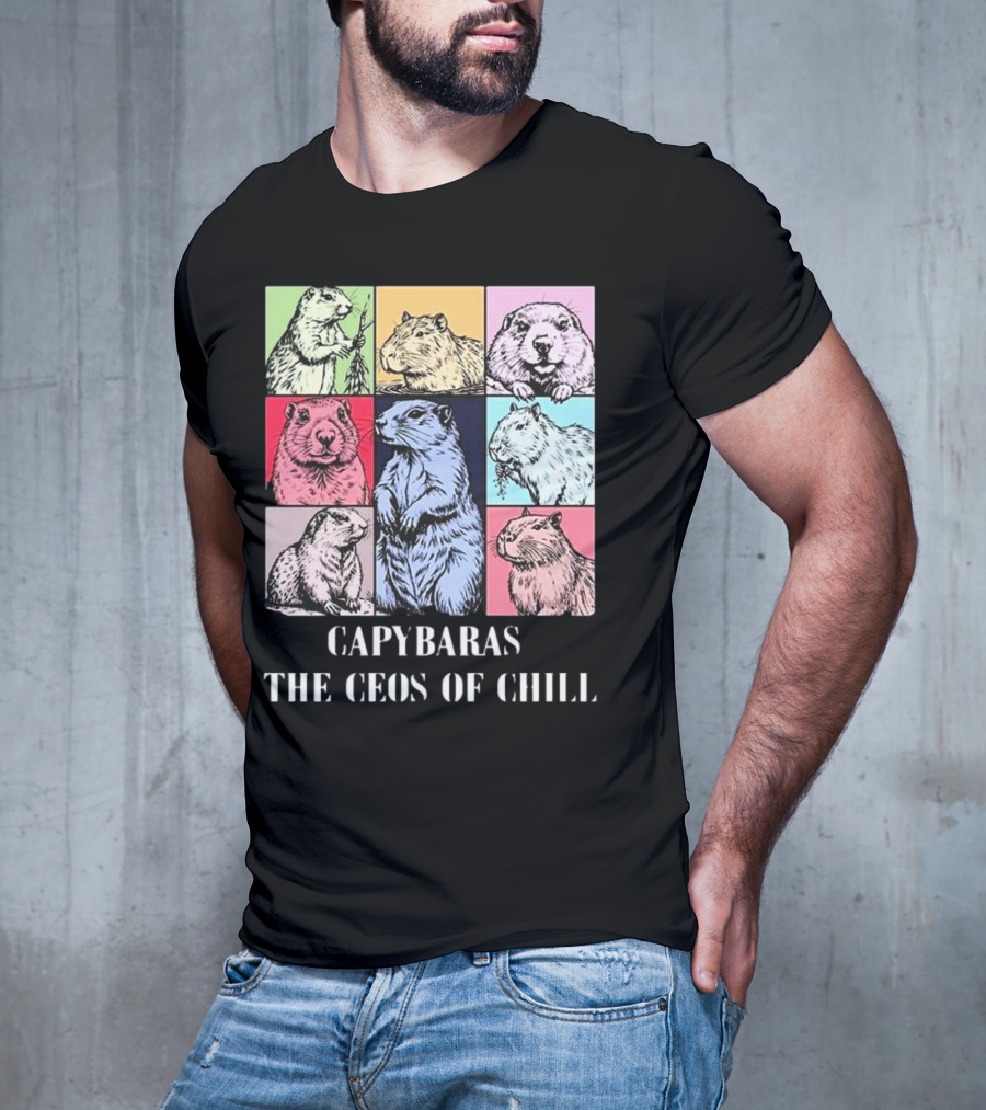 Capybaras The CEOS Of Chill T-Shirt