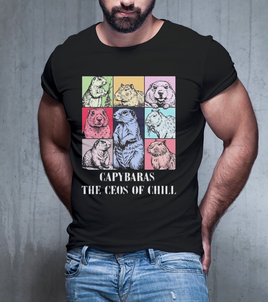 Capybaras The CEOS Of Chill T-Shirt