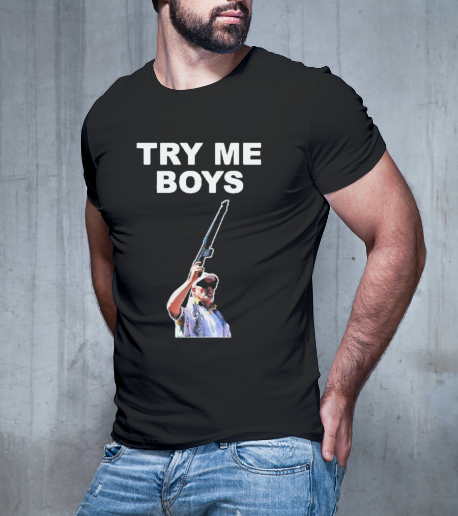 Carl Niehaus Try Me Boys Pro Gun T-Shirt
