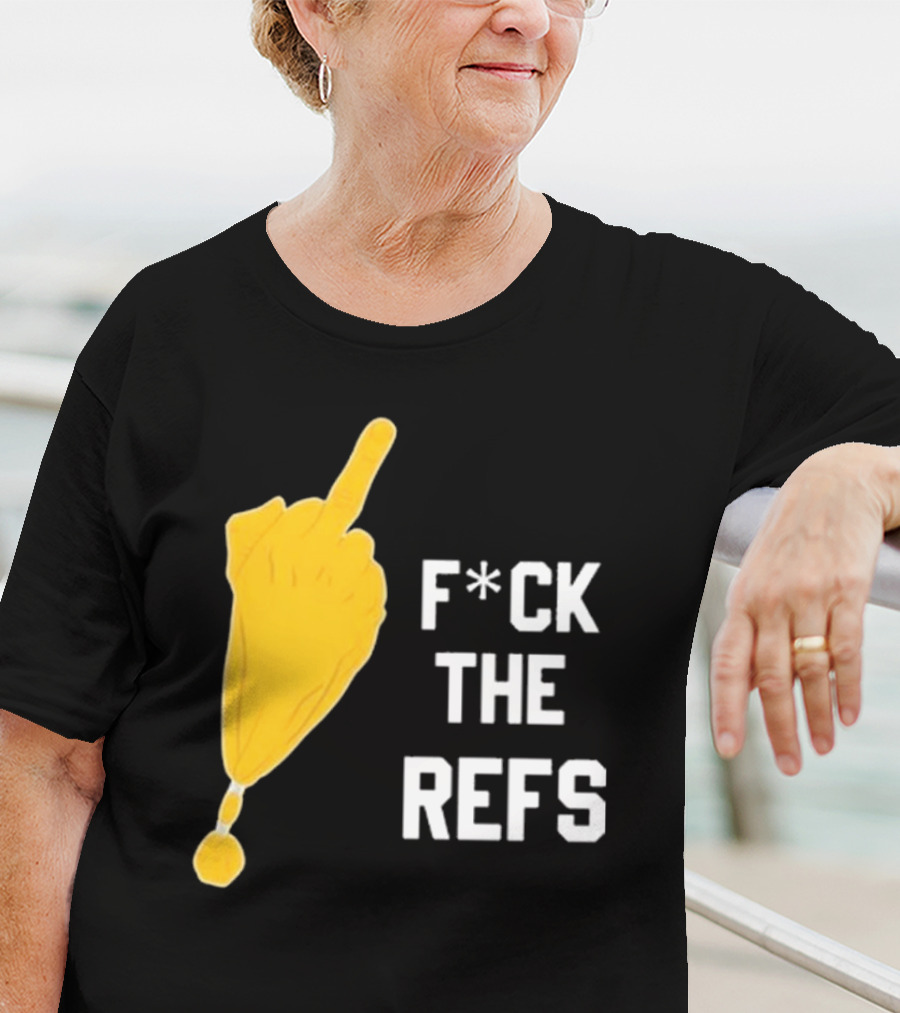 Censored Fuck The Refs Flag T-Shirt