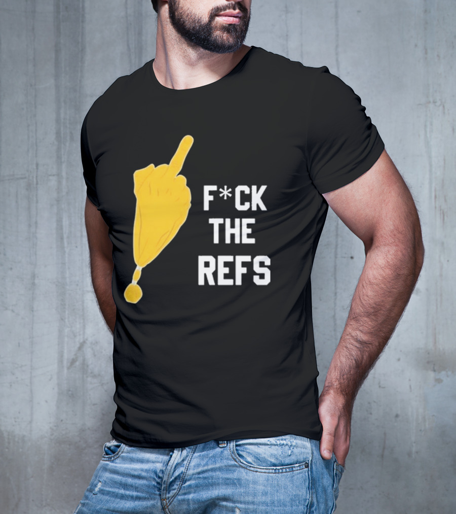 Censored Fuck The Refs Flag T-Shirt