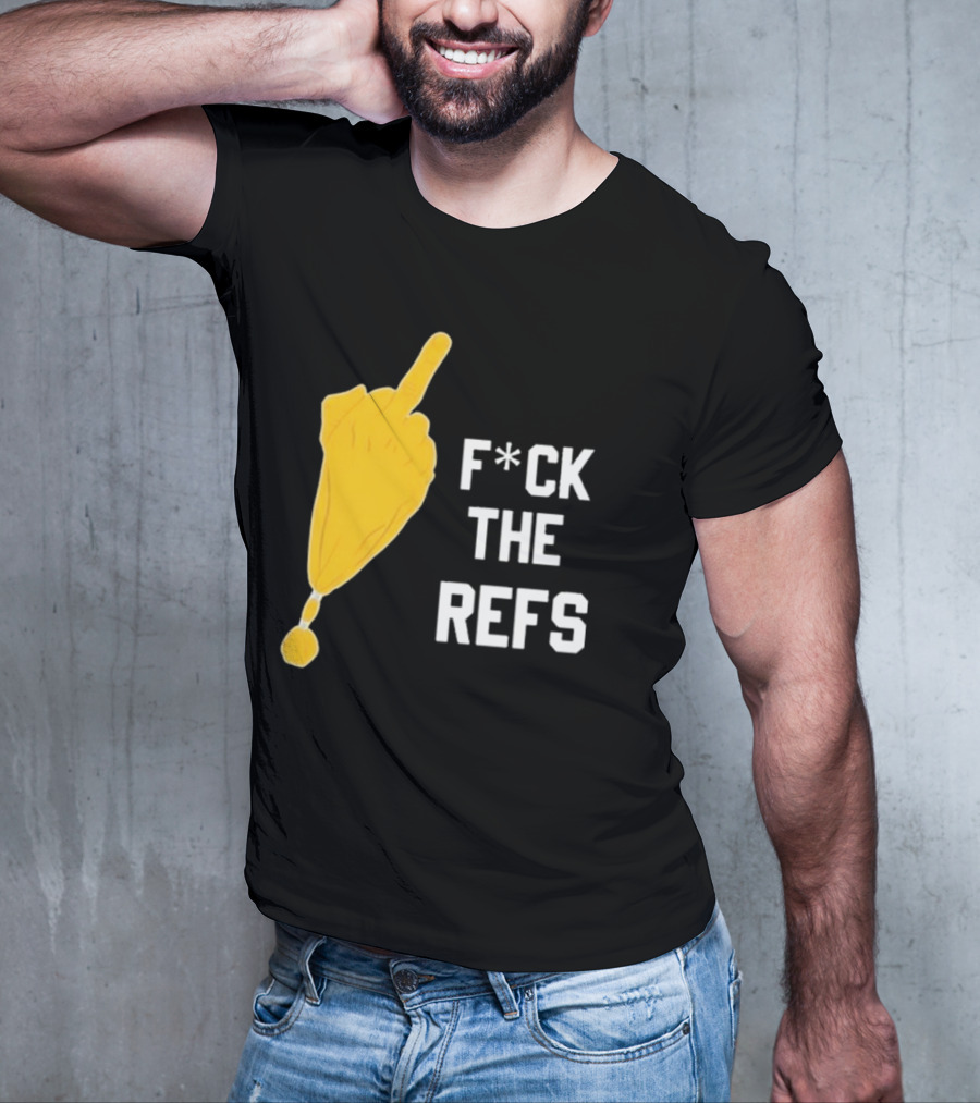 Censored Fuck The Refs Flag T-Shirt