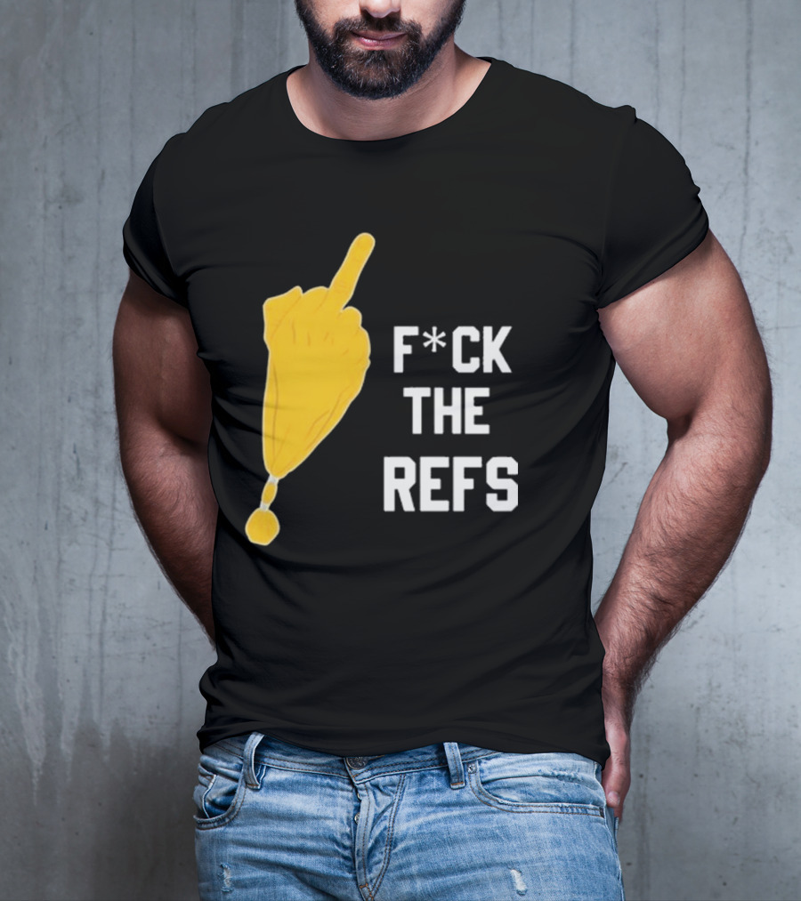 Censored Fuck The Refs Flag T-Shirt