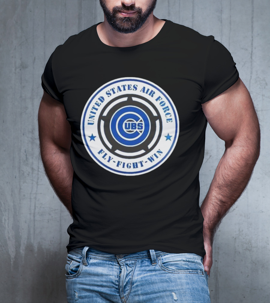 Chicago Cubs United States Air Force Fly Fight Win Military Appreciation Night 2025 T-Shirt