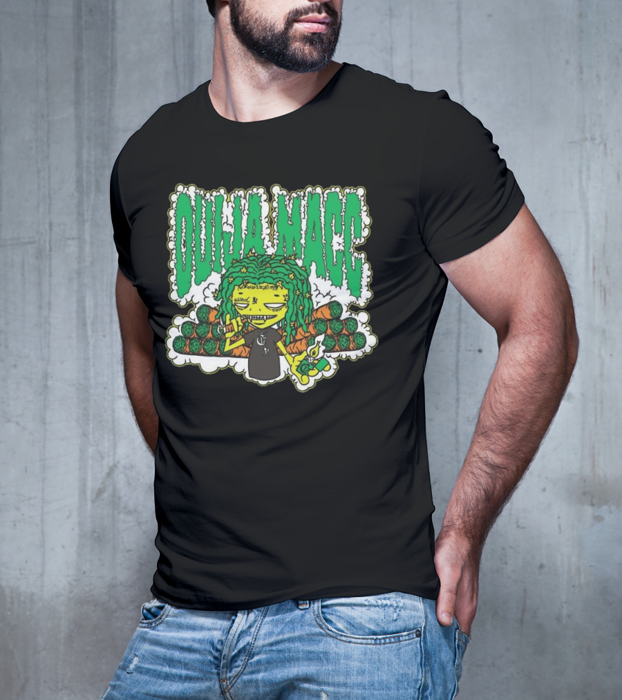 Chapter 17 Records Ouija Macc Stank-Nuggalo 17 Blunts Green T-Shirt
