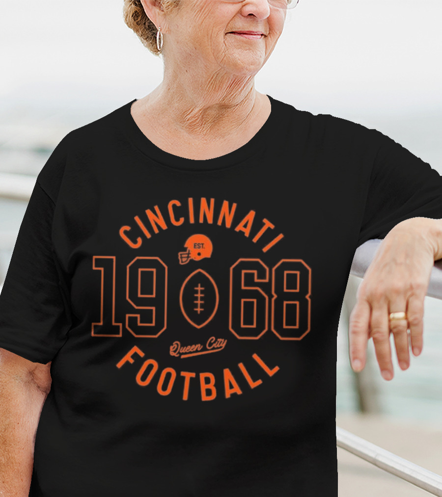 Cincinnati Football 1968 Circle Logo T-Shirt