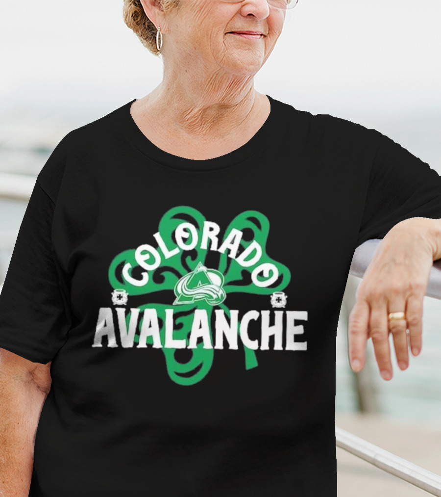 Colorado Avalanche St. Patrick’s Day Richmond Shamrock 2025 T-Shirt