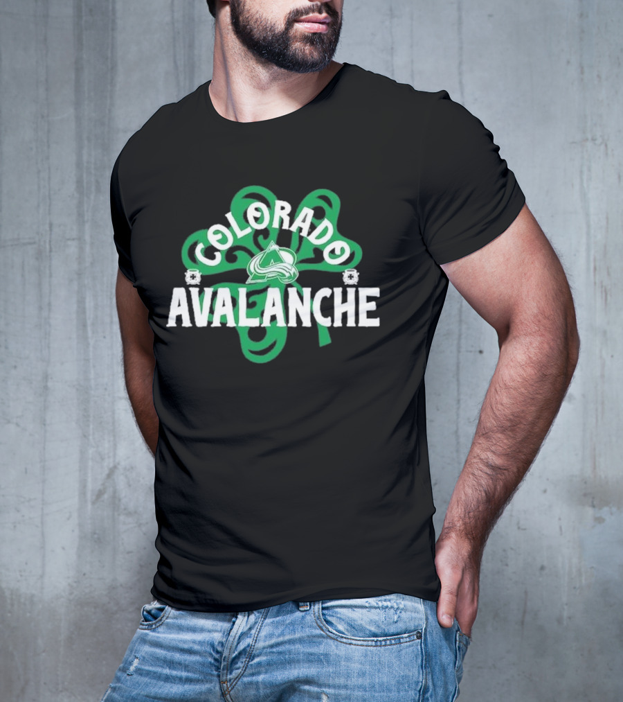 Colorado Avalanche St. Patrick’s Day Richmond Shamrock 2025 T-Shirt