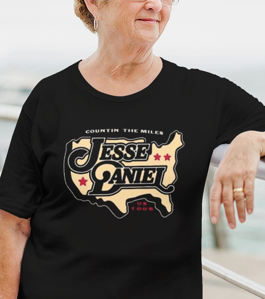 Countin’ The Miles Jesse Daniel Us Tour T-Shirt