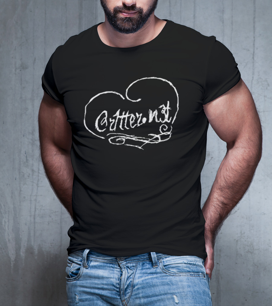 Cr1tter Wearing Cr1tter.N3t Heart T-Shirt